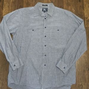 Burberry Brit Vintage Retro Mens blue Houndstooth